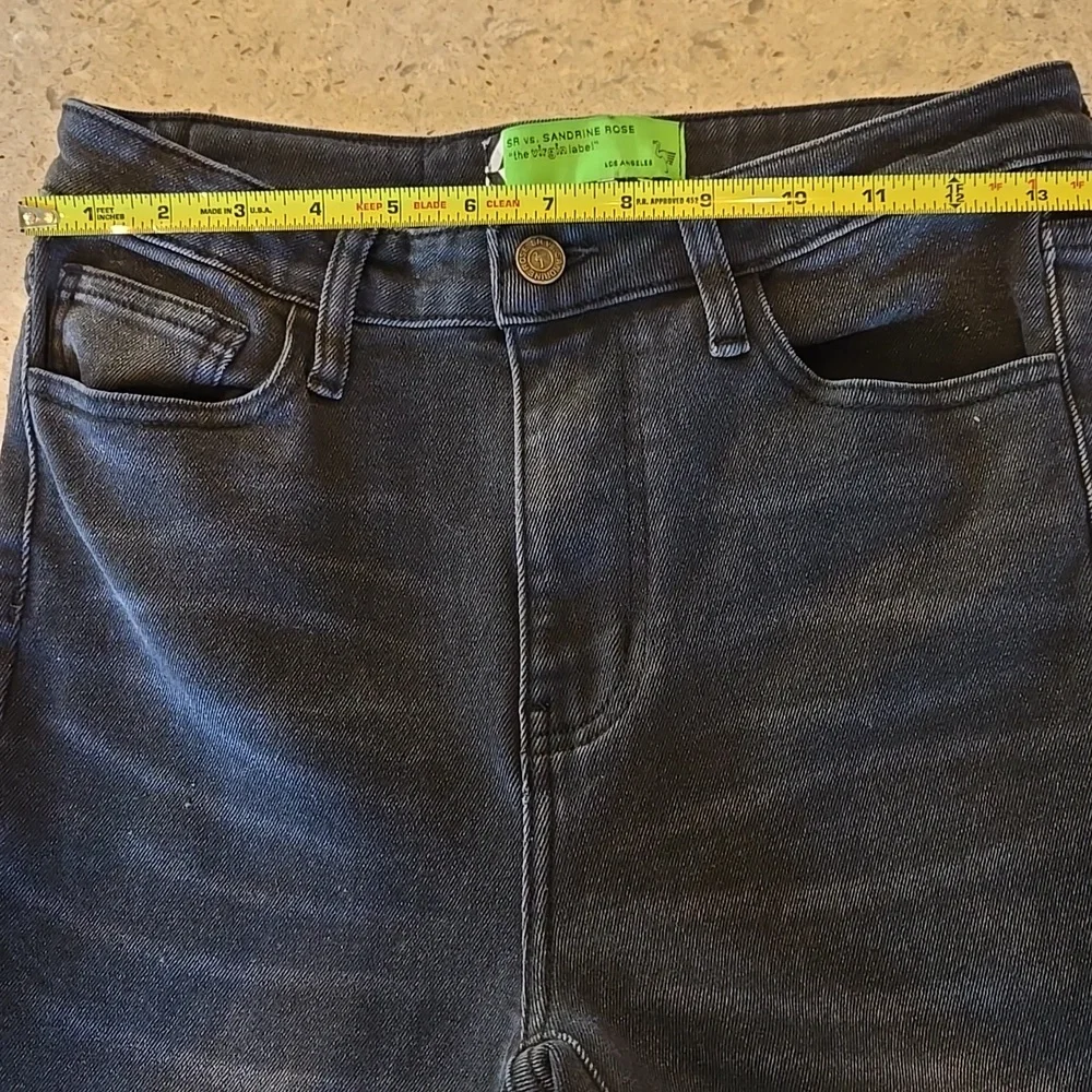 Sandrine Rose Black Denim Flare Jeans
